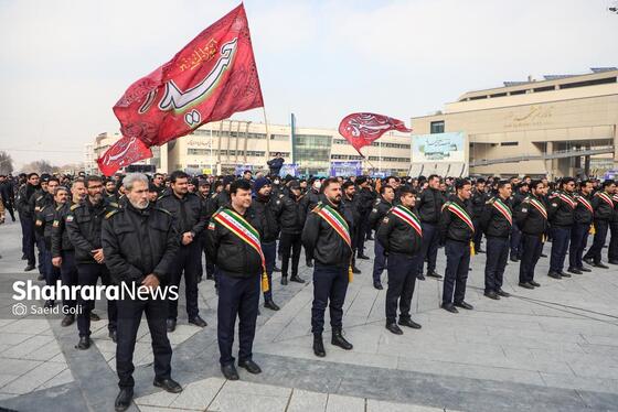 گزارش تصویری | مراسم تشییع پیکر شهید «عیسی علیپور» از شهدای خدمت شهرداری مشهد ۱