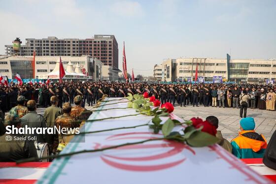 گزارش تصویری | مراسم تشییع پیکر شهید «عیسی علیپور» از شهدای خدمت شهرداری مشهد ۱
