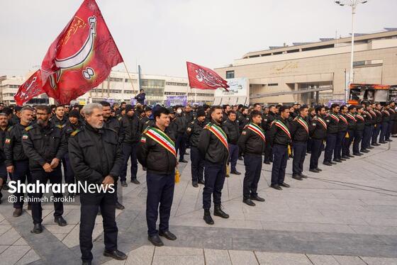 گزارش تصویری | مراسم تشییع پیکر شهید «عیسی علیپور» از شهدای خدمت شهرداری مشهد ۲