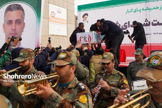 گزارش تصویری | مراسم تشییع پیکر شهید «عیسی علیپور» از شهدای خدمت شهرداری مشهد ۲