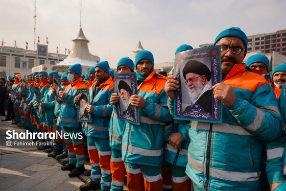 گزارش تصویری | مراسم تشییع پیکر شهید «عیسی علیپور» از شهدای خدمت شهرداری مشهد ۲