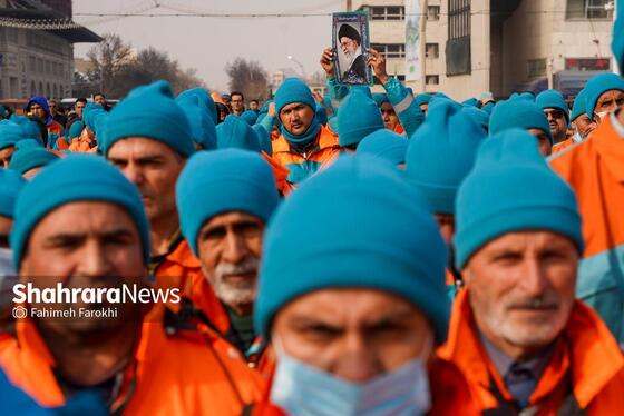 گزارش تصویری | مراسم تشییع پیکر شهید «عیسی علیپور» از شهدای خدمت شهرداری مشهد ۲