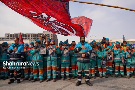 گزارش تصویری | مراسم تشییع پیکر شهید «عیسی علیپور» از شهدای خدمت شهرداری مشهد ۲