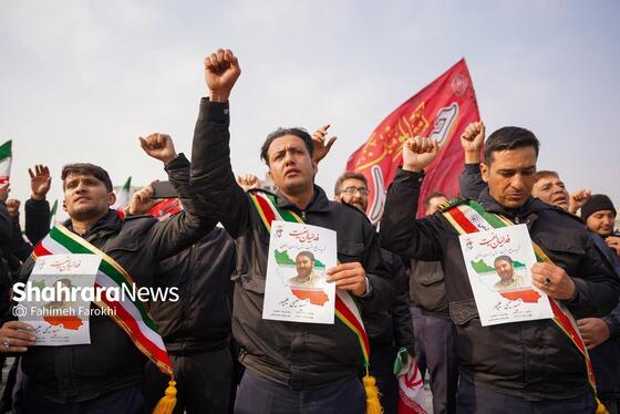 گزارش تصویری | مراسم تشییع پیکر شهید «عیسی علیپور» از شهدای خدمت شهرداری مشهد ۲