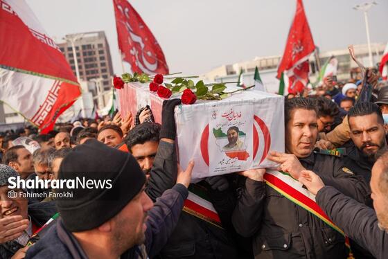 گزارش تصویری | مراسم تشییع پیکر شهید «عیسی علیپور» از شهدای خدمت شهرداری مشهد ۲