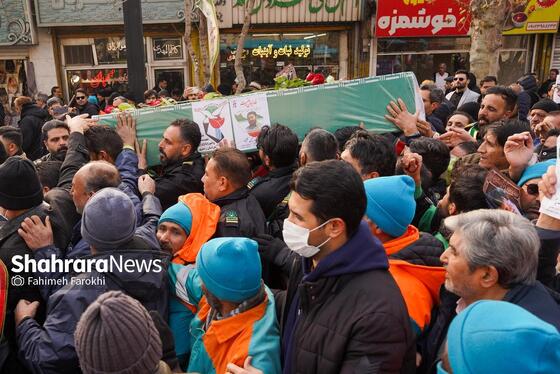 گزارش تصویری | مراسم تشییع پیکر شهید «عیسی علیپور» از شهدای خدمت شهرداری مشهد ۲
