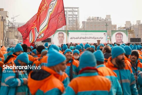 گزارش تصویری | مراسم تشییع پیکر شهید «عیسی علیپور» از شهدای خدمت شهرداری مشهد ۲