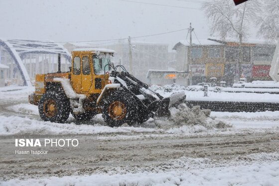 گزارش تصویری | بارش سنگین برف در شهرستان سوادکوه - مازندران
