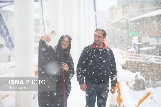 گزارش تصویری | بارش سنگین برف در شهرستان سوادکوه - مازندران