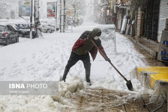 گزارش تصویری | بارش سنگین برف در شهرستان سوادکوه - مازندران
