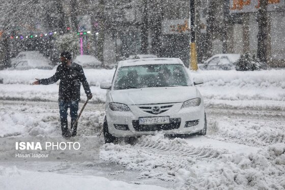 گزارش تصویری | بارش سنگین برف در شهرستان سوادکوه - مازندران