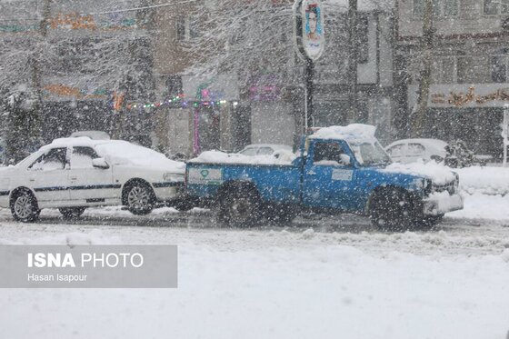 گزارش تصویری | بارش سنگین برف در شهرستان سوادکوه - مازندران
