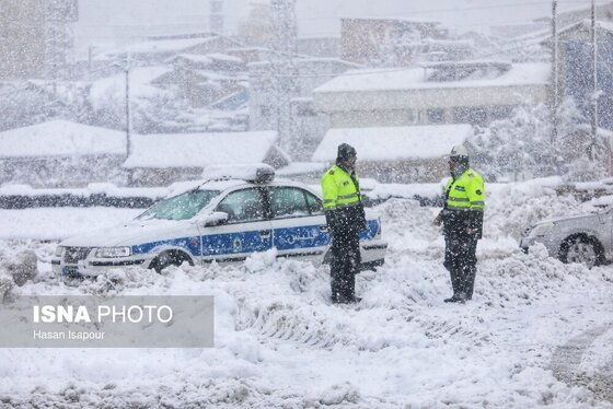 گزارش تصویری | بارش سنگین برف در شهرستان سوادکوه - مازندران