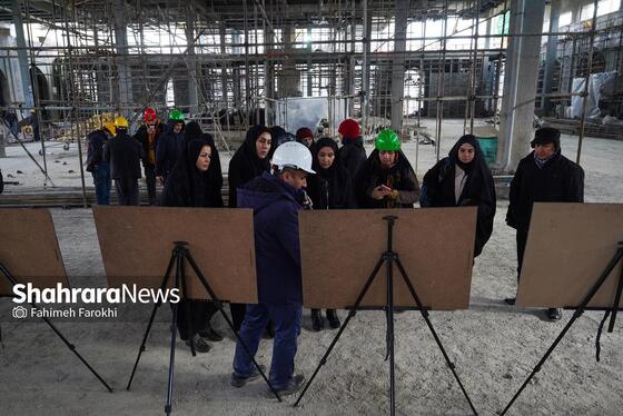 گزارش تصویری | بازدید جمعی از خبرنگاران موسسه فرهنگی شهرآرا از پروژه های عمرانی حرم مطهر رضوی