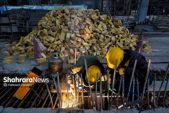 گزارش تصویری | بازدید جمعی از خبرنگاران موسسه فرهنگی شهرآرا از پروژه های عمرانی حرم مطهر رضوی
