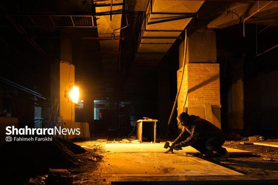 گزارش تصویری | بازدید جمعی از خبرنگاران موسسه فرهنگی شهرآرا از پروژه های عمرانی حرم مطهر رضوی