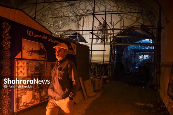 گزارش تصویری | بازدید جمعی از خبرنگاران موسسه فرهنگی شهرآرا از پروژه های عمرانی حرم مطهر رضوی