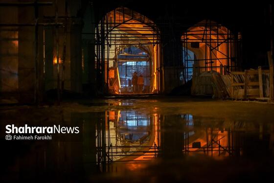 گزارش تصویری | بازدید جمعی از خبرنگاران موسسه فرهنگی شهرآرا از پروژه های عمرانی حرم مطهر رضوی