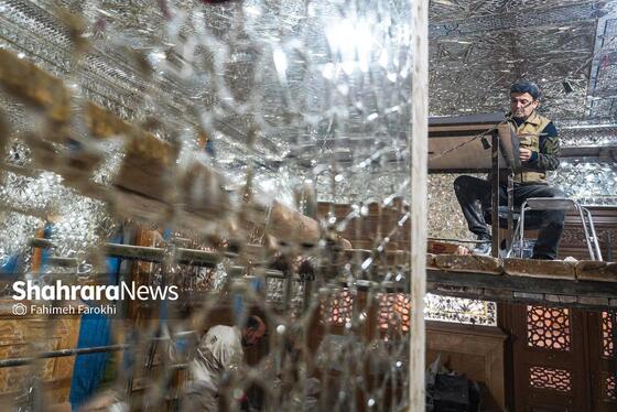 گزارش تصویری | بازدید جمعی از خبرنگاران موسسه فرهنگی شهرآرا از پروژه های عمرانی حرم مطهر رضوی