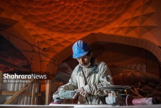 گزارش تصویری | بازدید جمعی از خبرنگاران موسسه فرهنگی شهرآرا از پروژه های عمرانی حرم مطهر رضوی