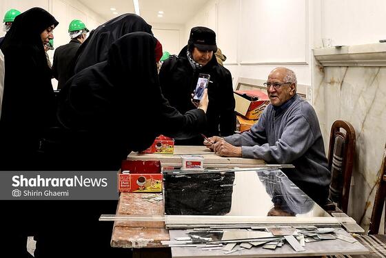 گزارش تصویری | بازدید جمعی از خبرنگاران موسسه فرهنگی شهرآرا از پروژه های عمرانی حرم مطهر رضوی