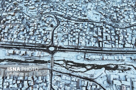 گزارش تصویری | برف در شهر زیراب سوادکوه پایتخت جنگل‌های هیرکانی