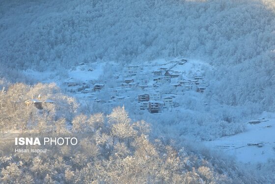 گزارش تصویری | برف در شهر زیراب سوادکوه پایتخت جنگل‌های هیرکانی