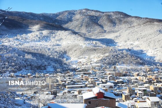 گزارش تصویری | برف در شهر زیراب سوادکوه پایتخت جنگل‌های هیرکانی