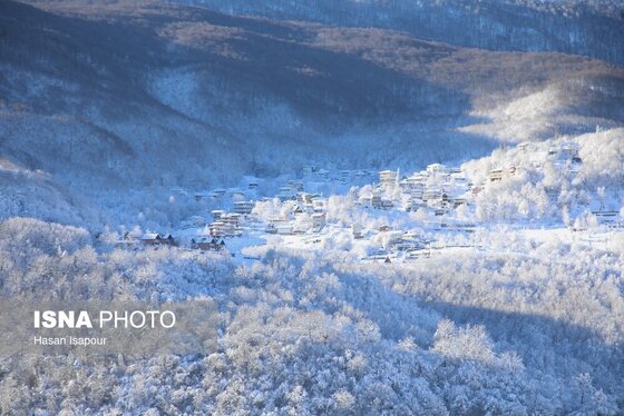 گزارش تصویری | برف در شهر زیراب سوادکوه پایتخت جنگل‌های هیرکانی
