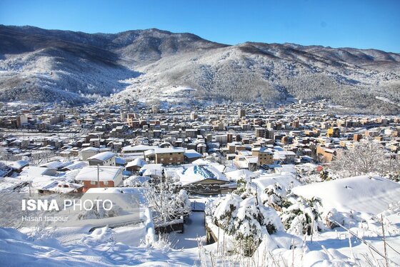 گزارش تصویری | برف در شهر زیراب سوادکوه پایتخت جنگل‌های هیرکانی