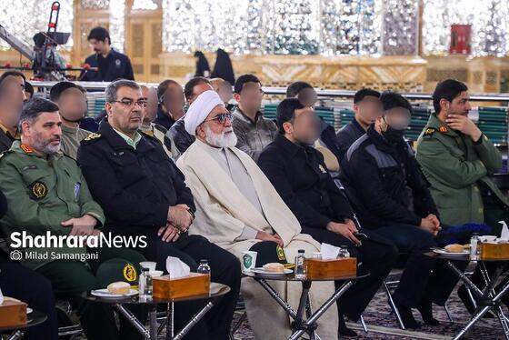 گزارش تصویری | گردهمایی جمعی از مجروحان و آسیب‌دیدگان حوادث اخیر، در حرم امام‌رضا(ع)