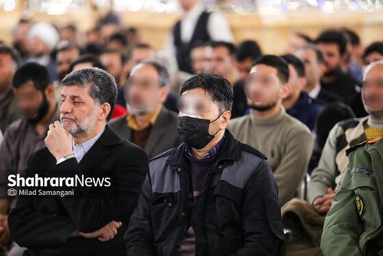 گزارش تصویری | گردهمایی جمعی از مجروحان و آسیب‌دیدگان حوادث اخیر، در حرم امام‌رضا(ع)