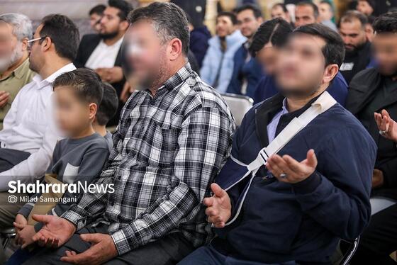 گزارش تصویری | گردهمایی جمعی از مجروحان و آسیب‌دیدگان حوادث اخیر، در حرم امام‌رضا(ع)