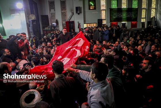 گزارش تصویری | مراسم وداع با پیکر شهید مدافع امنیت «مهدی ظریف» در مشهد