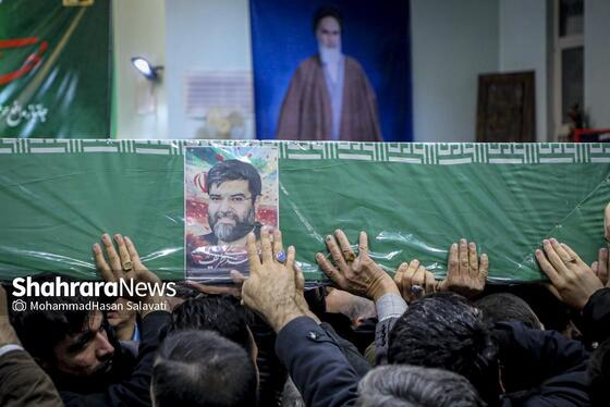 گزارش تصویری | مراسم وداع با پیکر شهید مدافع امنیت «مهدی ظریف» در مشهد