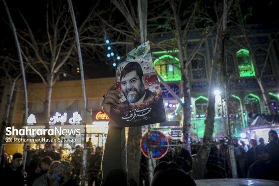 گزارش تصویری | مراسم وداع با پیکر شهید مدافع امنیت «مهدی ظریف» در مشهد