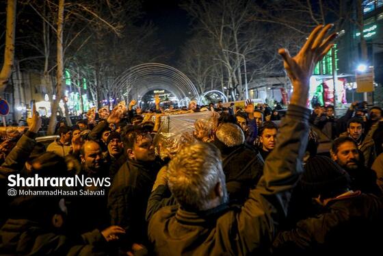گزارش تصویری | مراسم وداع با پیکر شهید مدافع امنیت «مهدی ظریف» در مشهد