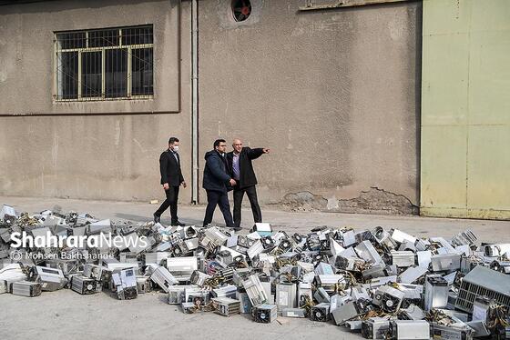 گزارش تصویری | مراسم امحای بیش از ۱۸۰۰ ماینر‌ غیرمجاز کشف‌شده در مشهد