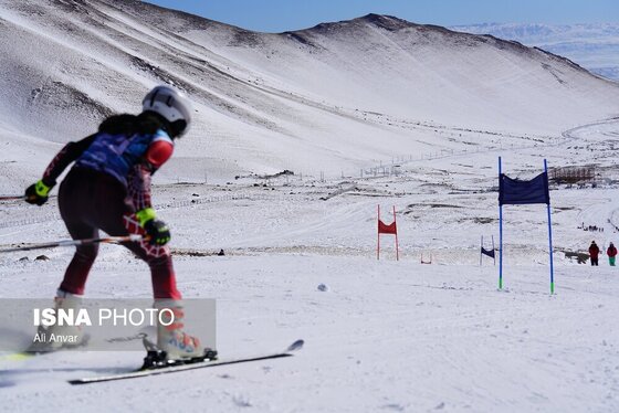 گزارش تصویری | مسابقات ملی اسکی آلپاین - سرعین