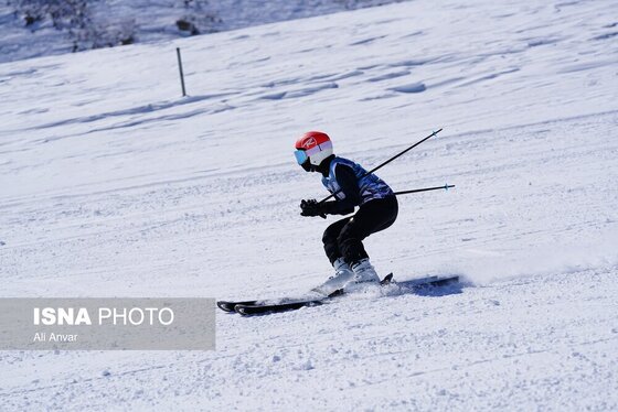 گزارش تصویری | مسابقات ملی اسکی آلپاین - سرعین