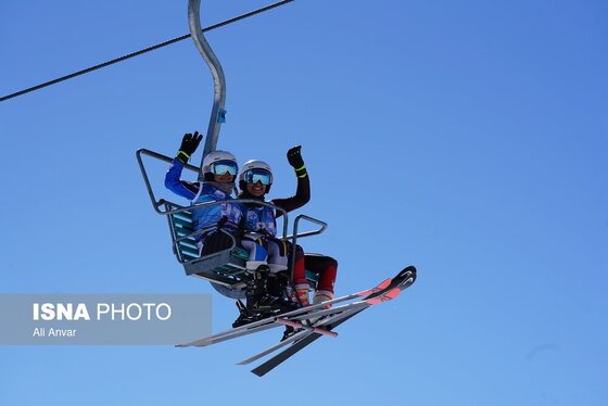 گزارش تصویری | مسابقات ملی اسکی آلپاین - سرعین