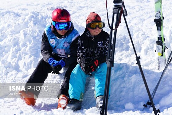 گزارش تصویری | مسابقات ملی اسکی آلپاین - سرعین