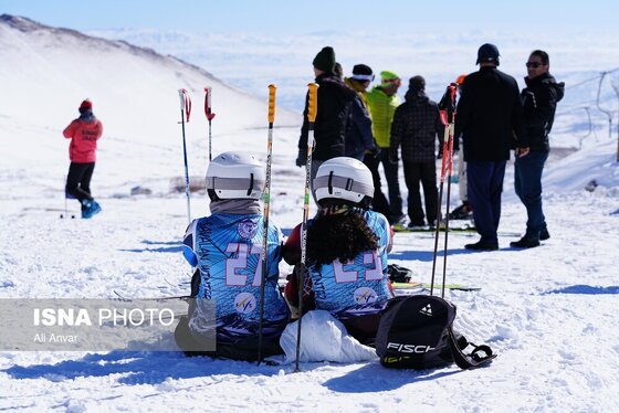 گزارش تصویری | مسابقات ملی اسکی آلپاین - سرعین
