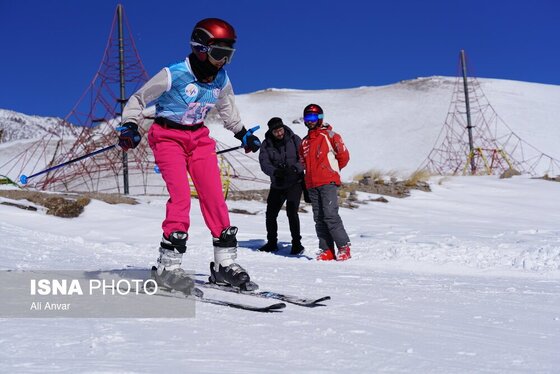 گزارش تصویری | مسابقات ملی اسکی آلپاین - سرعین