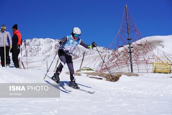 گزارش تصویری | مسابقات ملی اسکی آلپاین - سرعین