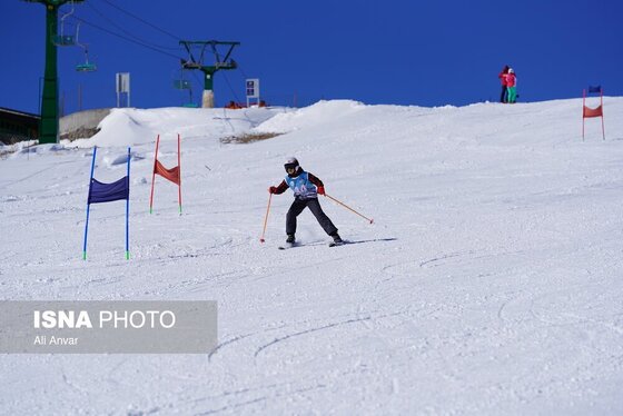 گزارش تصویری | مسابقات ملی اسکی آلپاین - سرعین