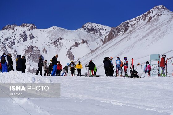 گزارش تصویری | مسابقات ملی اسکی آلپاین - سرعین