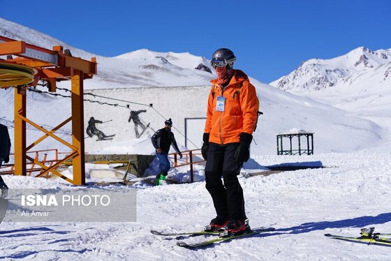گزارش تصویری | مسابقات ملی اسکی آلپاین - سرعین