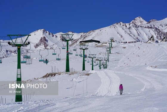 گزارش تصویری | مسابقات ملی اسکی آلپاین - سرعین