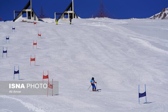 گزارش تصویری | مسابقات ملی اسکی آلپاین - سرعین
